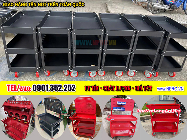 Tủ đồ nghề 6 ngăn kéo 1 cánh kết hợp bảng treo